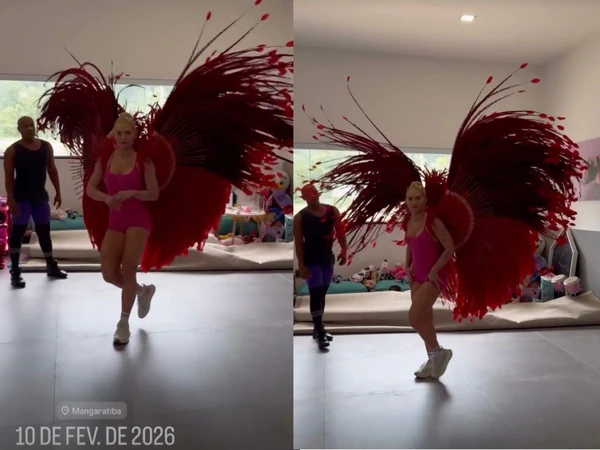 Virginia treinou com o costeiro antes do desfile na Sapucaí por Reprodução