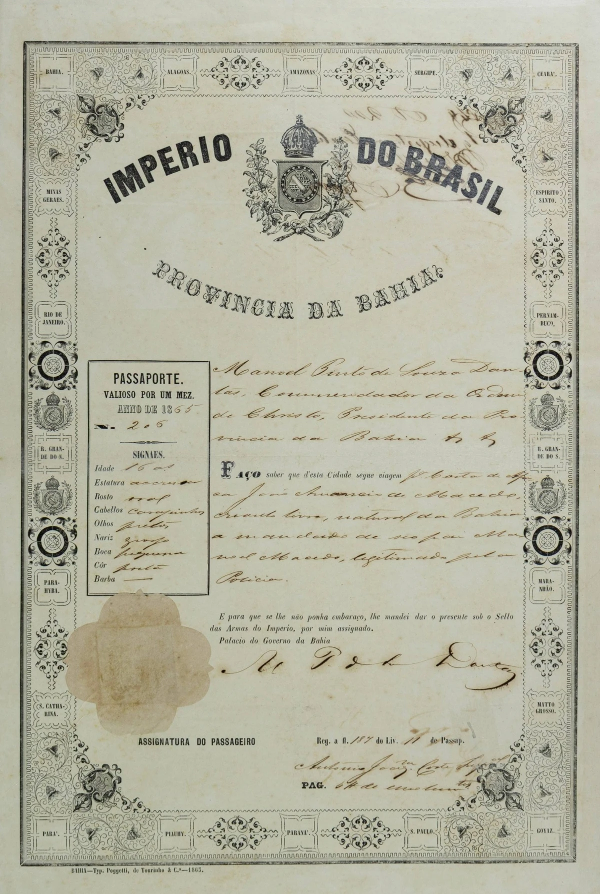 Documento que integra o acervo reconhecido pela Unesco