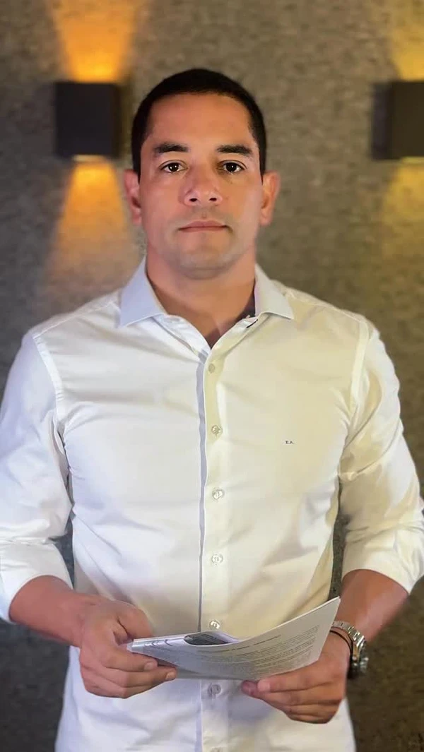 Vereador Dado Almeida (SD) por Reprodução/Redes sociais