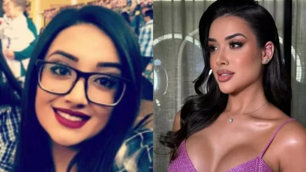 Antes e depois de Jordana do BBB 26 por Reprodução/Redes Sociais 