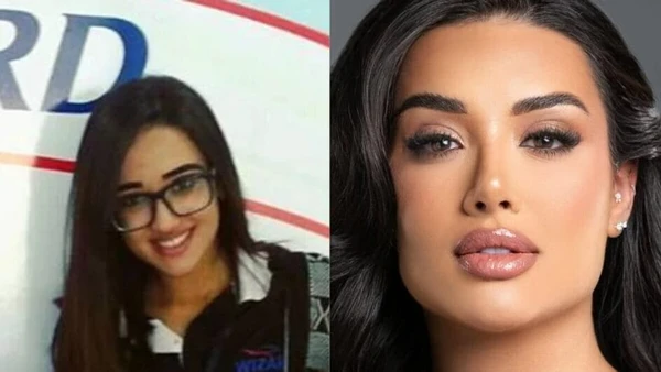 Antes e depois de Jordana do BBB 26 por Reprodução/Redes Sociais 