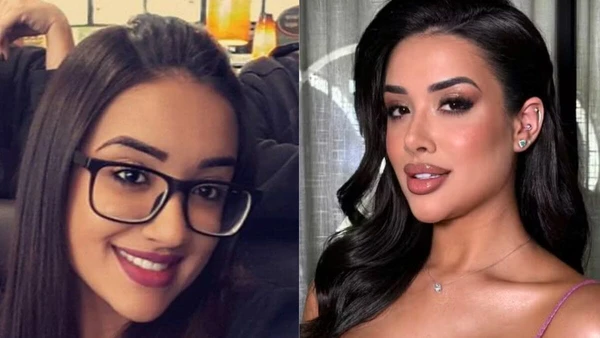 Antes e depois de Jordana do BBB 26 por Reprodução/Redes Sociais 