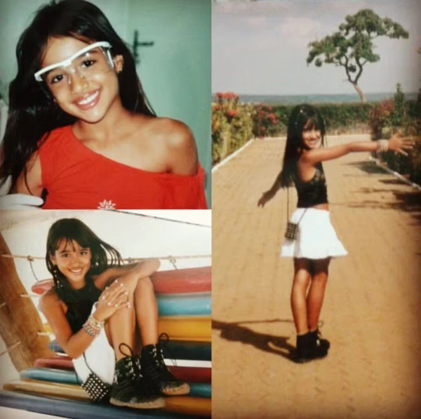 Jordana do BBB 26 quando criança por Reprodução/Redes Sociais 