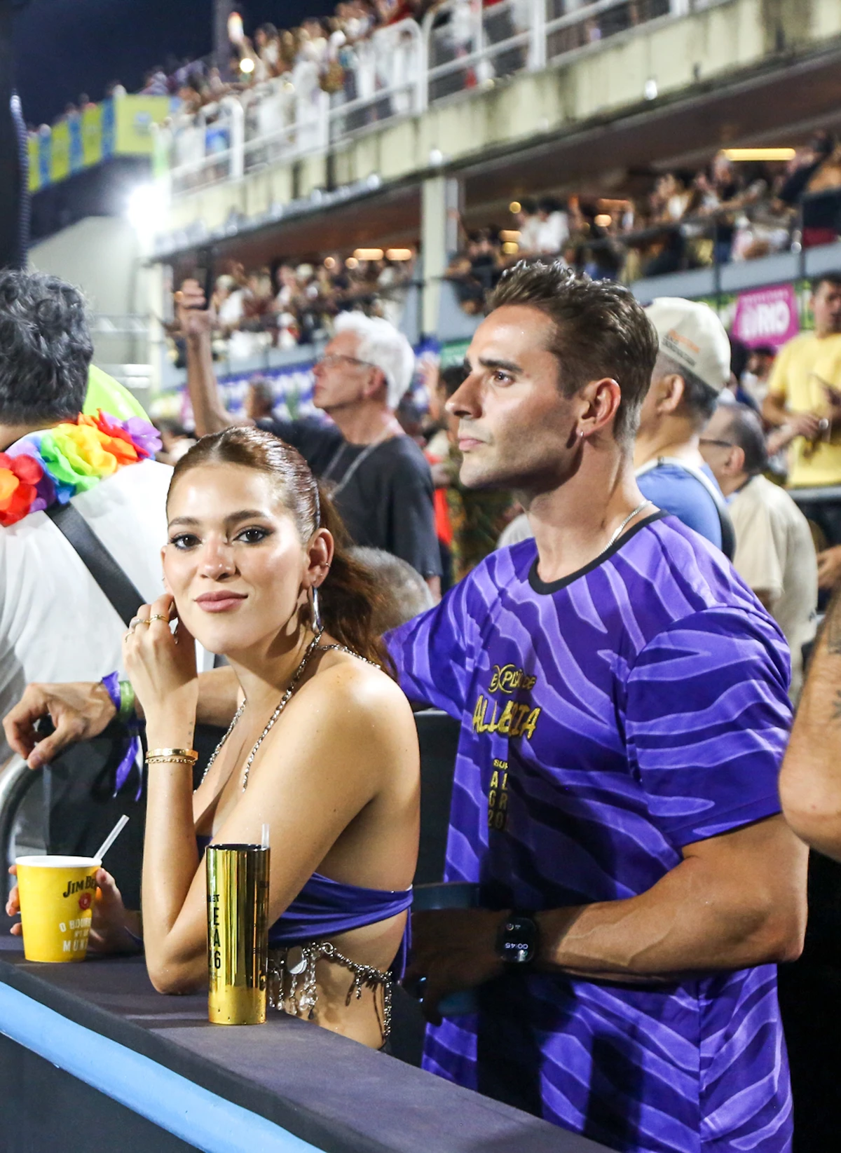 Ana Clara e Felipe Aranda no Desfile das Campeãs na Sapucaí por Dilson Silva/AgNews