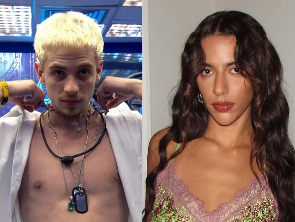 Juliano Floss e Marina Sena