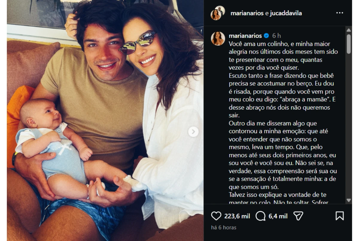 Mariana Rios e o filho, Palo por Reprodução