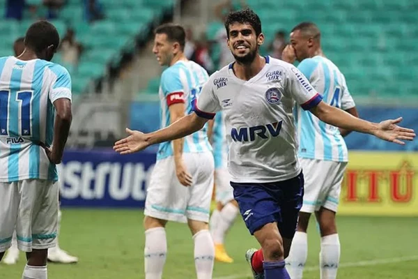 Zé Roberto com a camisa do Bahia por Williams Vieira/EC Bahia