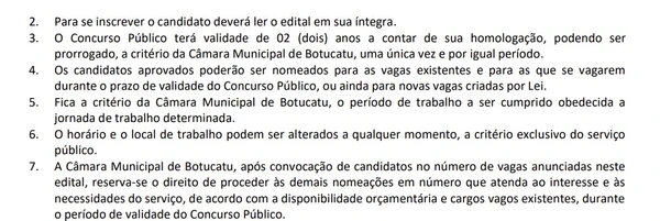 Câmara abre concurso com vagas imediatas e salários de até R$ 8,5 mil por Edital 