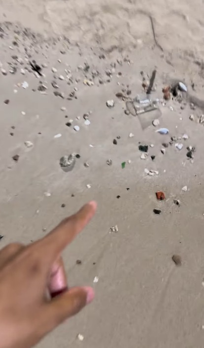 Líquido azul e amarelo surge em praia de Salvador e peixes aparecem mortos; Inema investiga contaminação por Reprodução 