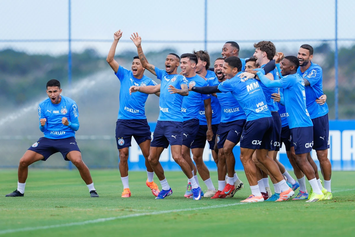 Último treino do Bahia antes do duelo contra o O'Higgins por Rafael Rodrigues/ECB