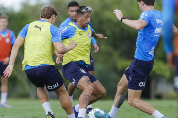 Último treino do Bahia antes do duelo contra o O'Higgins