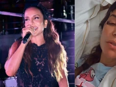 Imagem - Ivete Sangalo  surge com rosto ferido em hospital e explica estado de saúde: 'Caí com tudo'
