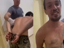 Imagem - Preso faz agentes rirem ao elogiar abordagem da PM paulista e criticar polícia baiana