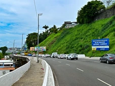 Imagem - Avenida Contorno é interditada para obra de contenção de encosta