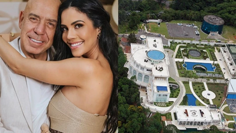 Imagem - Como é a mansão de 18 mil m² de Daniela Albuquerque, com heliponto, aquário gigante e 14 banheiros