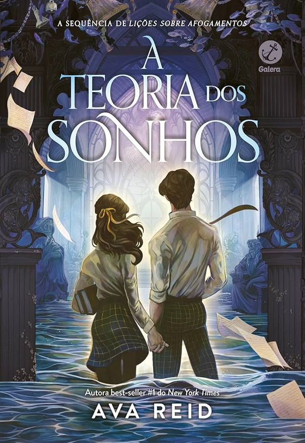 A teoria dos sonhos, de Ava Reid (Galera). Na sequência do best-seller Lições sobre afogamentos, Effy e Preston retornam ao campus ― e ao caos. As consequências das revelações e dos perigos que enfrentaram os perseguem na vida real e também no mundo dos sonhos. A teoria dos sonhos é o livro final da duologia envolvente e magnética criada por Ava Reid, autora best-seller do New York Times. Lançamento em 23 de março. por Reprodução