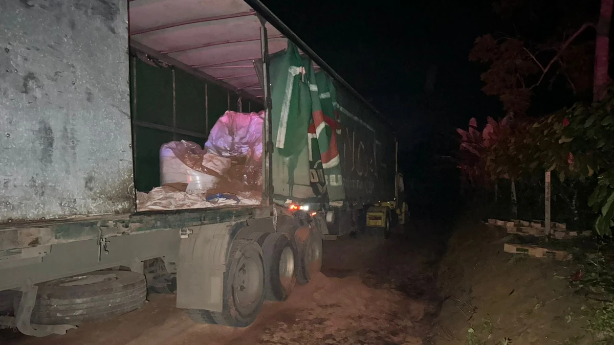 Carga roubada no interior da Bahia