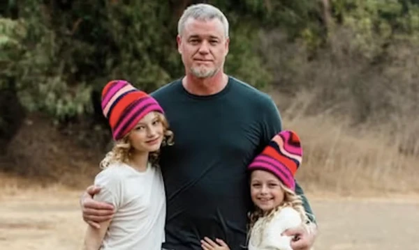 Eric Dane (1972-2026) com as filhas por Reprodução/Instagram