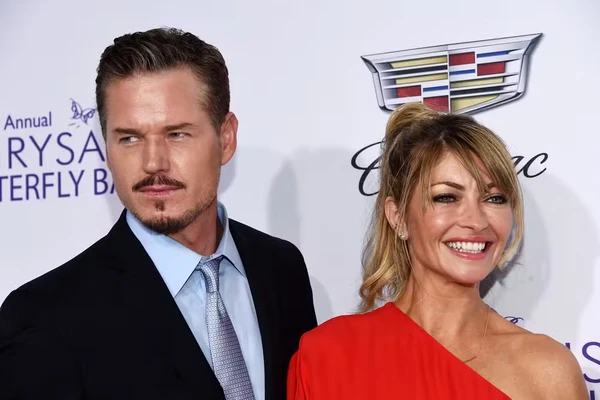Eric Dane e Rebecca Gayheart em 2016 por Reprodução/Getty