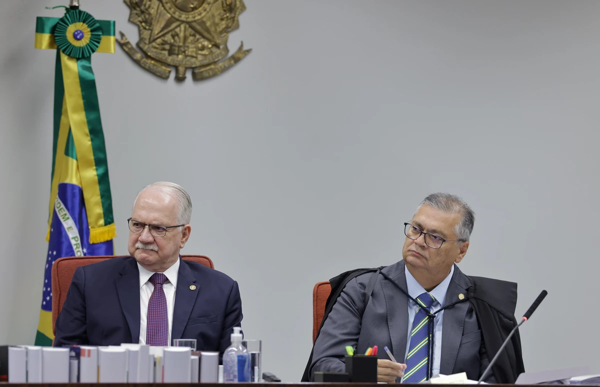 Fachin e Dino por Gustavo Moreno/STF