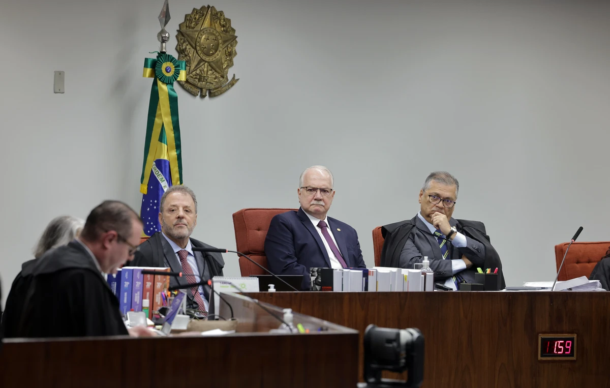 Ministros da Primeira Turma do STF por Gustavo Moreno/STF