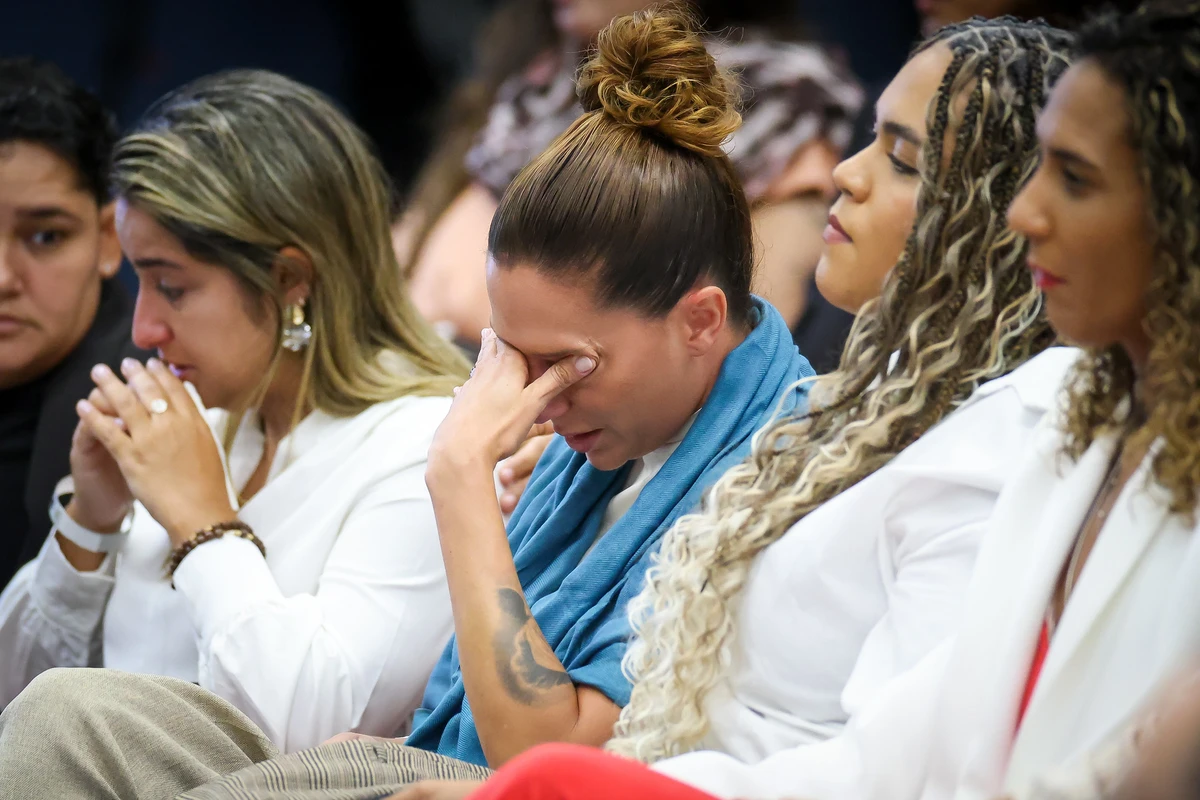 Monica Benício chora por Gustavo Moreno/STF