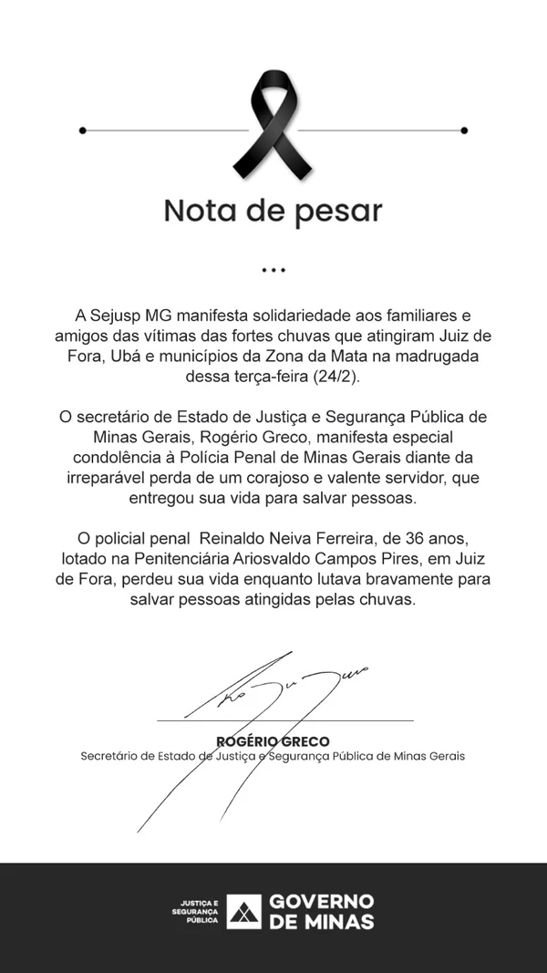 Reinaldo Neiva Ferreira por Reprodução/ Redes sociais 