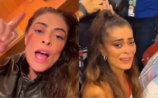 uliana Paes entra na onda dos memes, mas diz que choro na Sapucaí “foi longe demais”