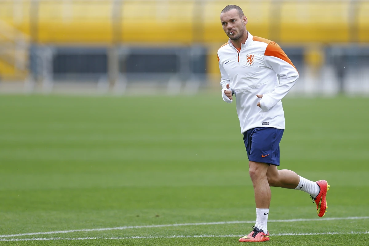 Wesley Sneijder pela Seleção Holandesa por Shutterstock