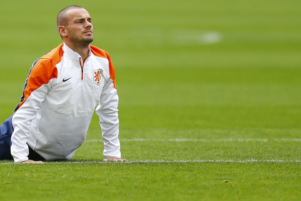 Wesley Sneijder pela Seleção Holandesa por Shutterstock