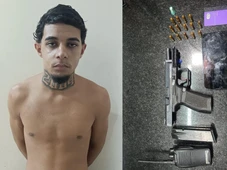 Imagem - Integrante do BDM suspeito de balear duas crianças é preso na saída de motel na Bahia