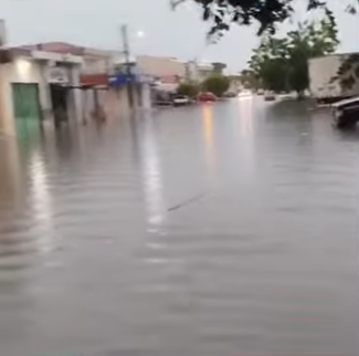 Alagamentos em Barra, na Bahia por Reprodução