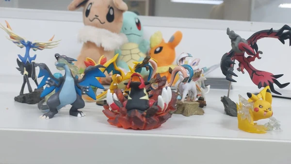 Bonecos de Pokémon por Alan Pinheiro/CORREIO