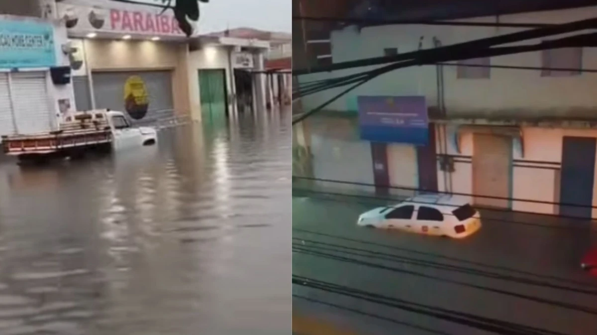 Chuva provocou alagamentos no município