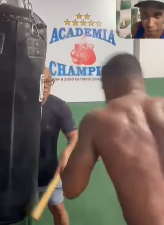 Davi Brito está treinando com o renomado Luiz Dórea por Reprodução/Instagram