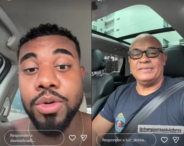 Davi Brito está treinando com o renomado Luiz Dórea por Reprodução/Instagram