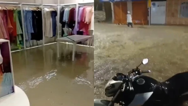 Estragos da chuva em Alagoinhas