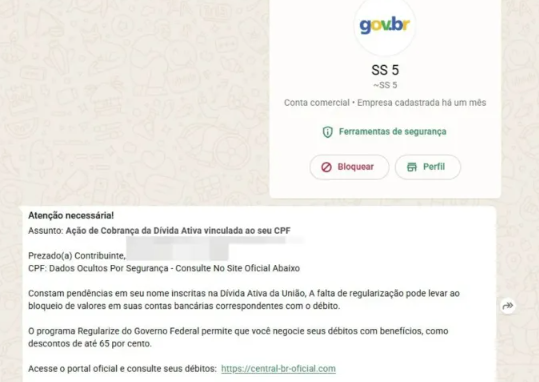Golpistas utilizam dados pessoais para enganar as vítimas por Reprodução