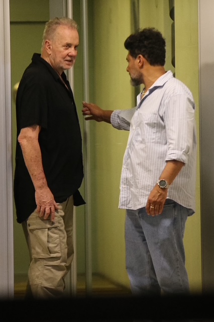 Luiz Fernando Guimarães e Adriano Medeiros por Thiago Martins/AgNews