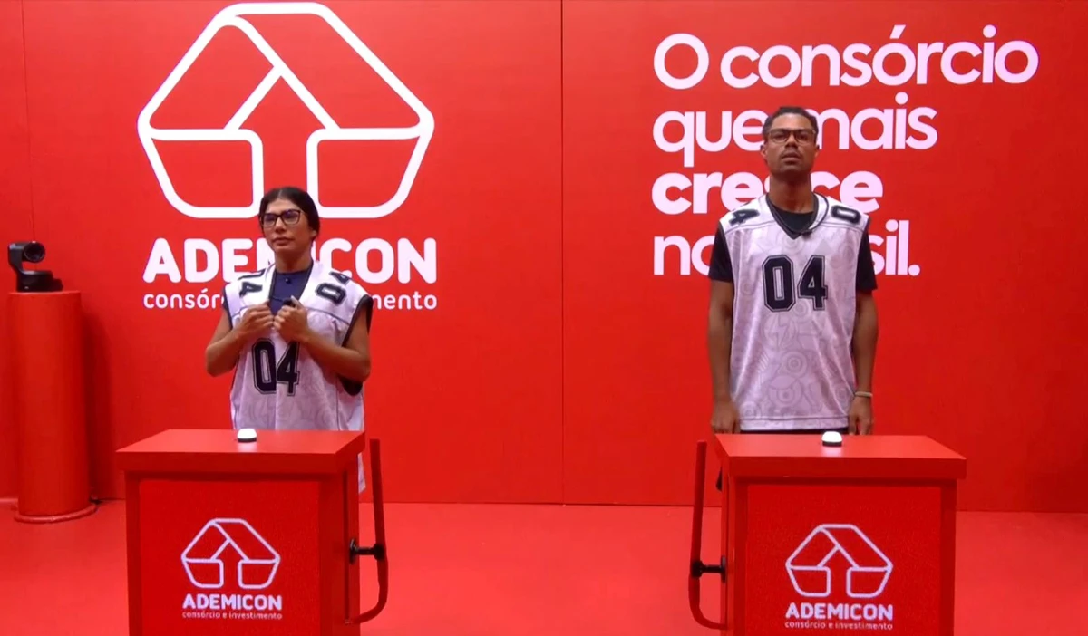 Marciele contra Breno por Reprodução/ Globoplay