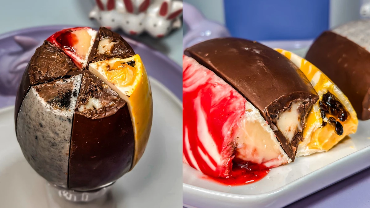 Ovo de Páscoa em fatias promete ser uma tendência este ano