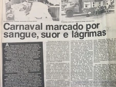 Imagem - Carnaval de 1987 em Salvador teve sete pessoas esmagadas por um trio elétrico desgovernado
