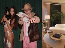 Imagem - Como é o apartamento de Marina Sena e Juliano Floss: Refúgio dos anos 70 tem banheira vintage, janelões e academia