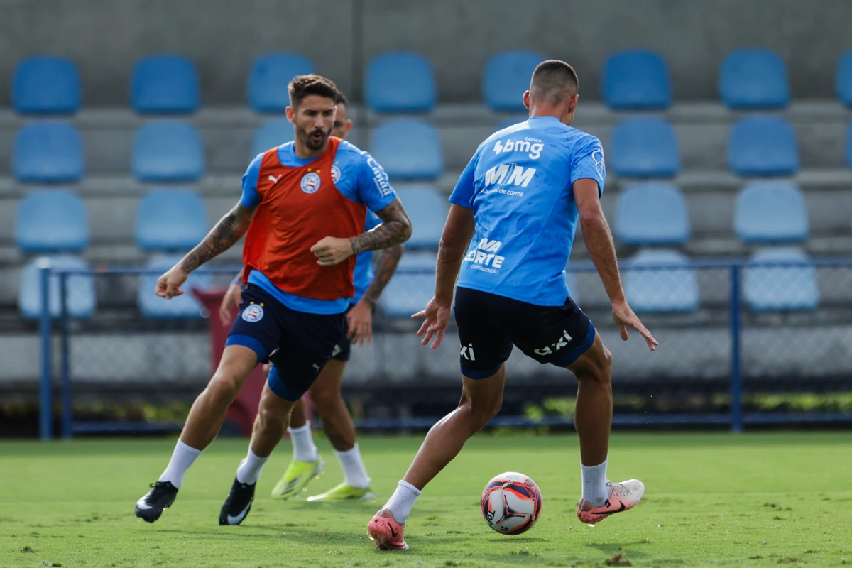 Bahia em último treino antes de enfrentar a Juazeirense