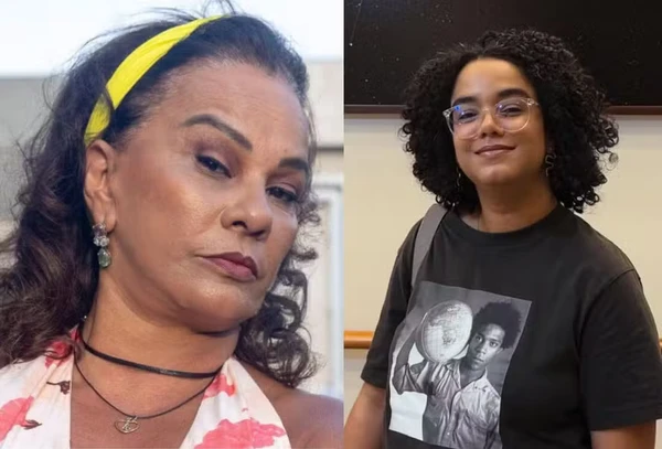 Morena Mariah ao lado da mãe, Solange Couto por Reprodução