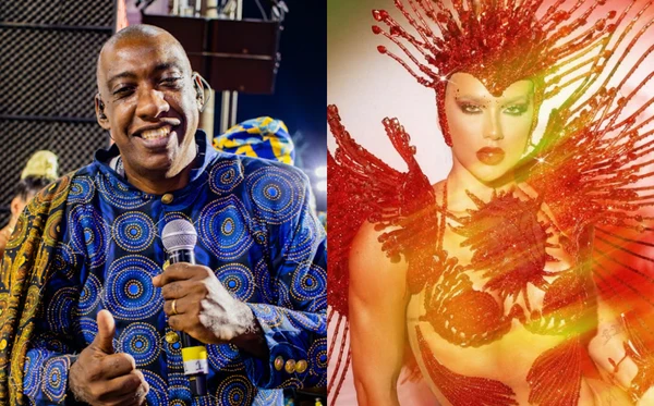 O intérprete Ito Melodia e Virginia Fonseca