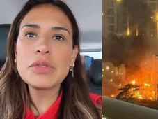Imagem - Simone Mendes sai de Dubai horas antes de hotel pegar fogo e desabafa: 'Podia estar no meio disso tudo'