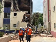 Imagem - Plano de demolição parcial de prédio atingido por explosão no Stiep é avaliado