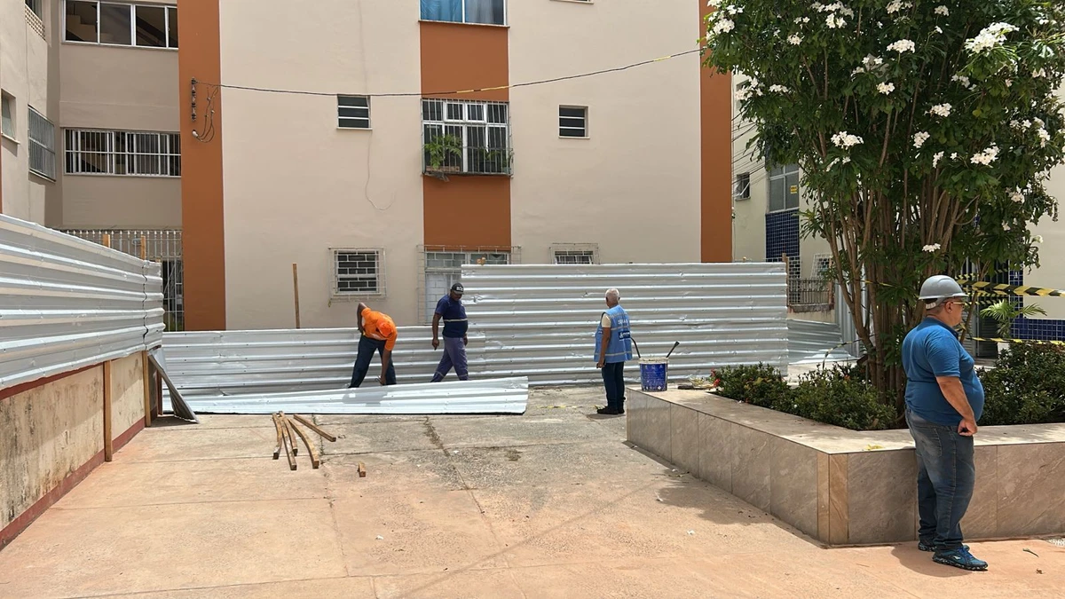 Codesal faz vistoria em prédios afetados por explosão no Stiep por Bruno Wendel/CORREIO