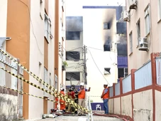 Imagem - Defesa Civil de Salvador reavalia prédio atingido por explosão e incêndio no Stiep